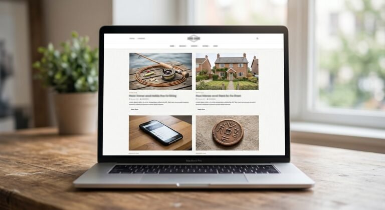 Magazine-style blog homepage with mixed topic categories unrelated to the unpaid wages theme of the site name.